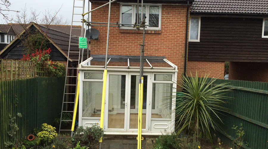 Oxford Conservatory repair to glazed roof