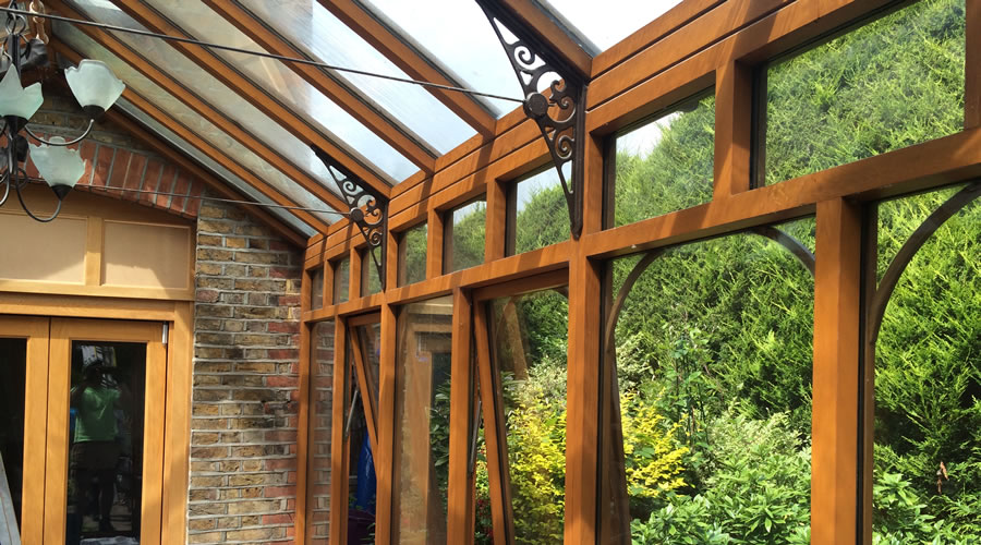 Repaired conservatory roof London