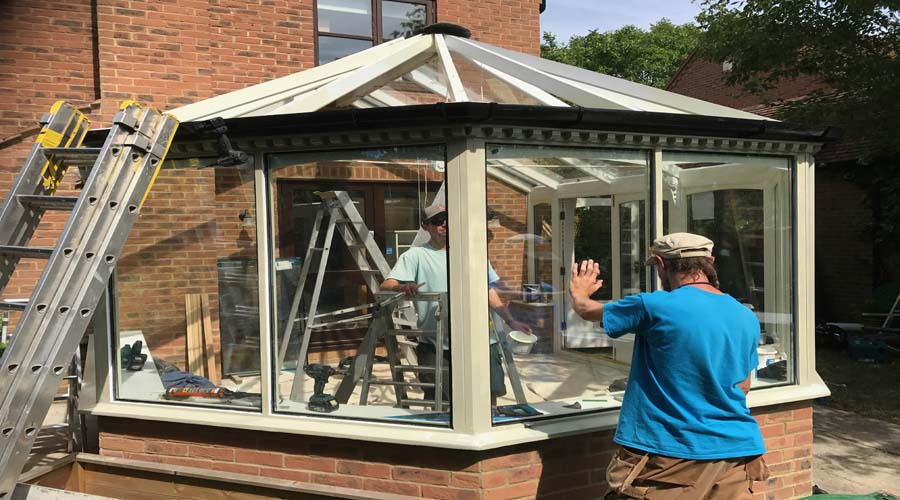 Conservatory double glazing repair