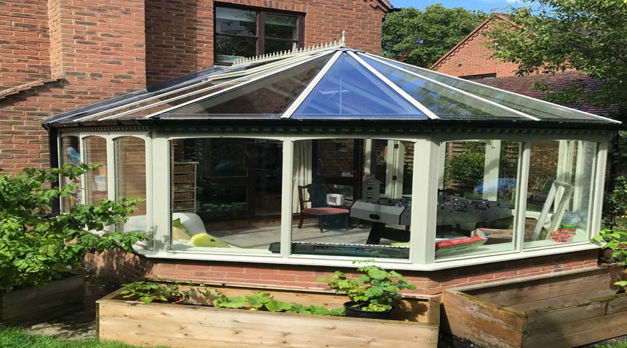 New conservatory roof and windows in Long Crendon