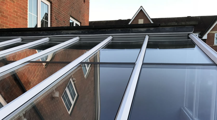 Oxford repaired conservatory roof with sealed units