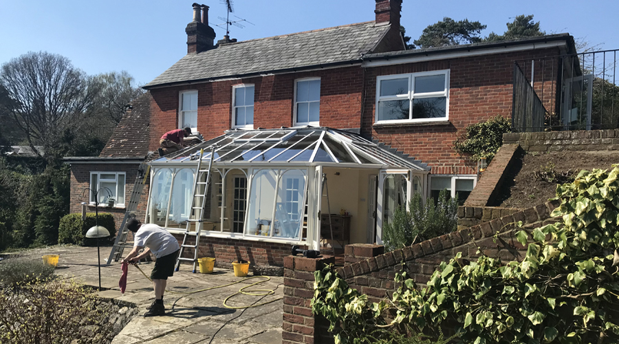 Glass Conservatory Roof Replacement Farnham
